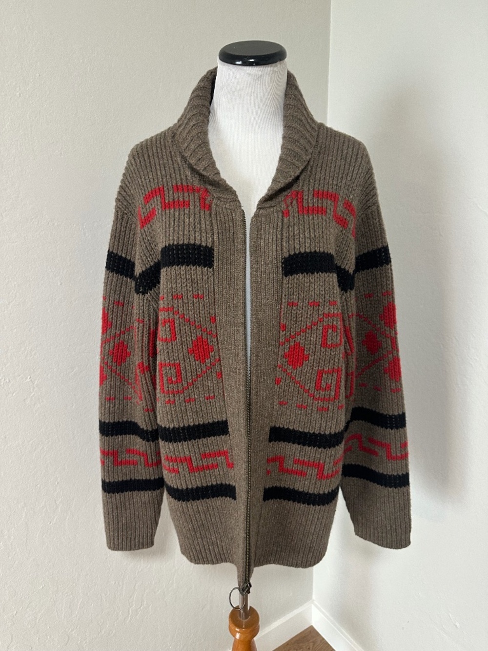 Pendleton Westerley Cardigan Sweater Men's Size Medium
